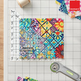 Isomars Easy Angle Quilting Ruler 4.5 Inch | Half Square Triangle Scale - Isomars