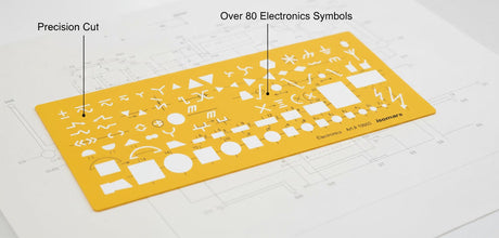 Isomars Electronics Circuit Design Template Stencil - Isomars