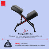 Isomars Ergonomic Kneeling Chair, Adjustable Height, Stool Upright Posture with Comfortable Cushions, Stool for Home and Office - Isomars