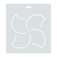 Isomars Fan Blade Design Drafting Template Stencil for Art & Quilting 10122 - Isomars