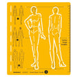 Isomars Female Fashion Design Figure Template Drawing Stencil - Isomars