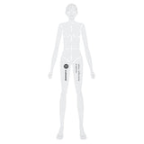 Isomars Female Human Figure Fashion Design Template Stencil-8 - Isomars