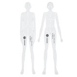 Isomars Female Human Figure Template for Fashion Designing-10 - Isomars