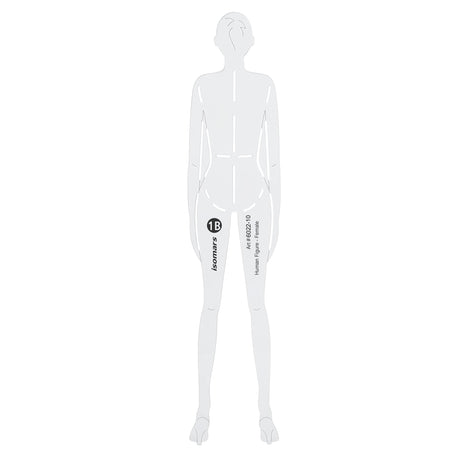 Isomars Female Human Figure Template for Fashion Designing-10 - Isomars