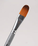 Isomars Filbert Paint Brush Set of 4 - Taklon Hair, Sizes 2, 4, 6, 8 - Isomars