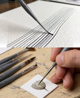 Isomars Fineline Art Brush Set of 6 for Detail Painting - Isomars
