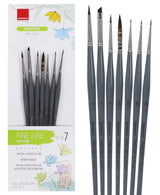 Isomars Fineline Spotter Brush Set of 7 for Miniature Painting & Fine Detailing - Isomars