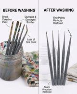 Isomars Fineline Ultra Mini Detail Brush Set of 5 for Miniature Painting & Fine Detailing - Isomars