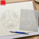 Isomars Floral Mandala Design Template Stencil for Art & Craft10111C - Isomars