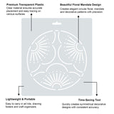Isomars Floral Mandala Design Template Stencil for Art & Craft10111C - Isomars