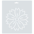 Isomars Floral Quilting Template for Sewing, Patchwork & Embroidery 10115 - Isomars