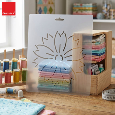 Isomars Floral Quilting Template for Sewing, Patchwork & Embroidery 10115 - Isomars