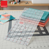 Isomars Garment Patchwork Quilting Ruler 12 x 6.5 Inch Acrylic - Isomars