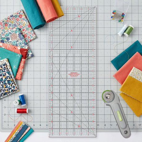 Isomars Garment Patchwork Quilting Ruler 18 Inch Acrylic - Isomars