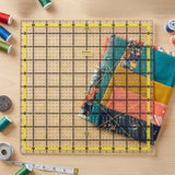Isomars Garment Quilting Ruler 10 x 10 Inch | 3mm Clear Acrylic - Isomars