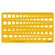 Isomars Gemstone Design Template Stencil for Jewellery Sketching - Isomars