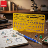 Isomars Gemstone Template Stencil for Jewellery Design & Stone Sizing - Isomars
