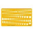 Isomars Gemstone Template Stencil for Jewellery Design & Stone Sizing - Isomars