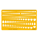 Isomars Gemstone Template Stencil for Jewellery Design & Stone Sizing - Isomars