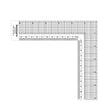 Isomars Grid L - Ruler For Tailoring and General Purpose |Quilting Rulers for Fashion Designing - Isomars