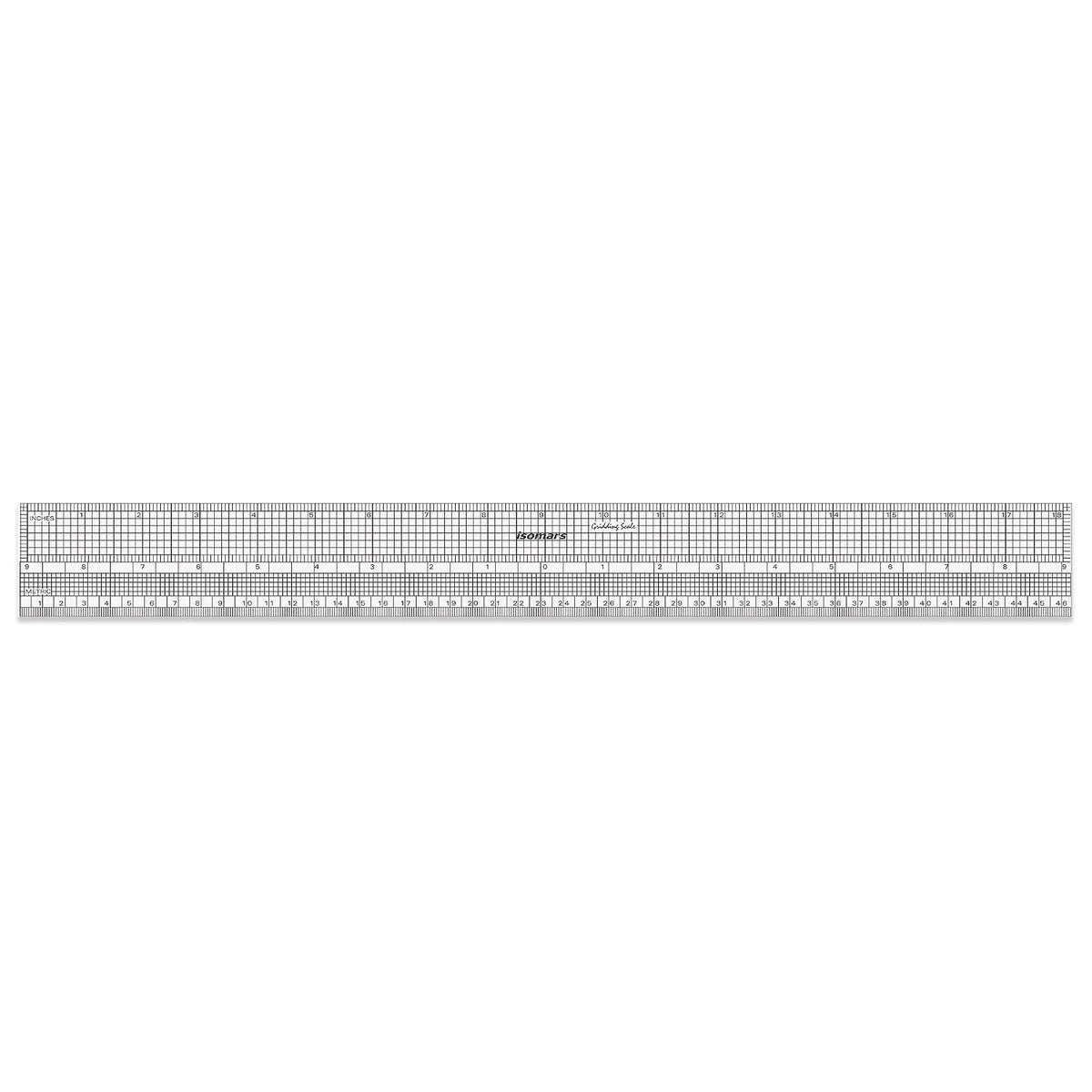 Isomars Gridding Ruler Scale 18 Inch | Tailoring & Pattern Making - Isomars