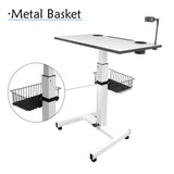 Isomars Height Adjustable Laptop Table | Sit & Stand Desk for Home & Office - Isomars
