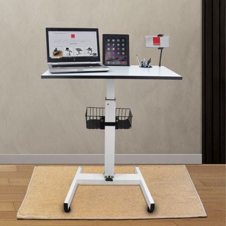 Isomars Height Adjustable Laptop Table | Sit & Stand Desk for Home & Office - Isomars
