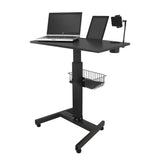 Isomars Height Adjustable Laptop Table | Sit & Stand Desk for Home & Office - Isomars