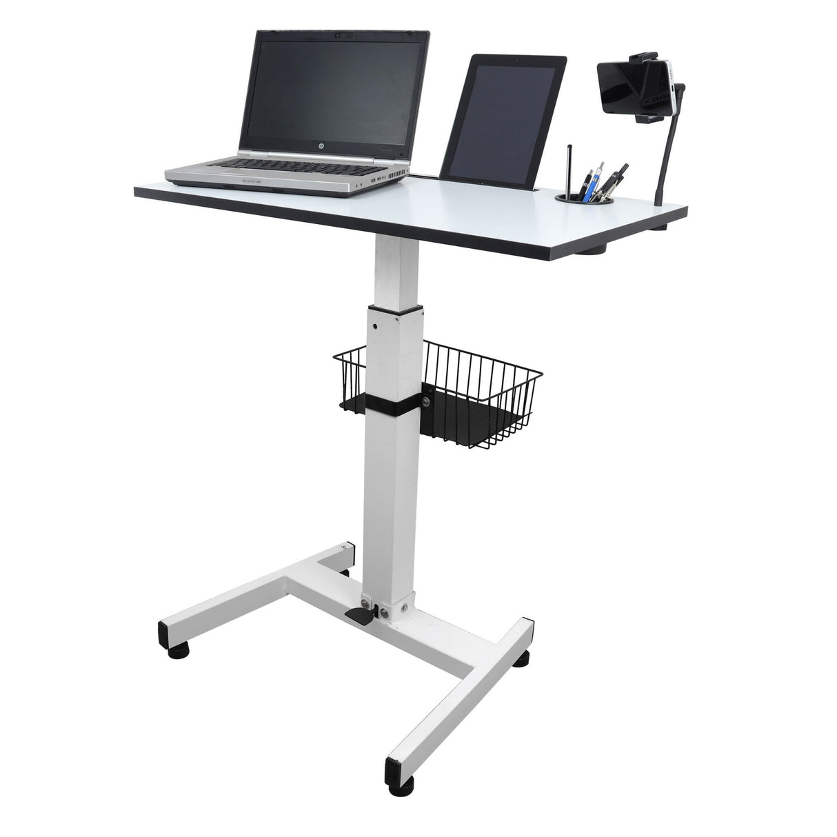 Isomars Height Adjustable Laptop Table | Sit & Stand Desk for Home & Office - Isomars