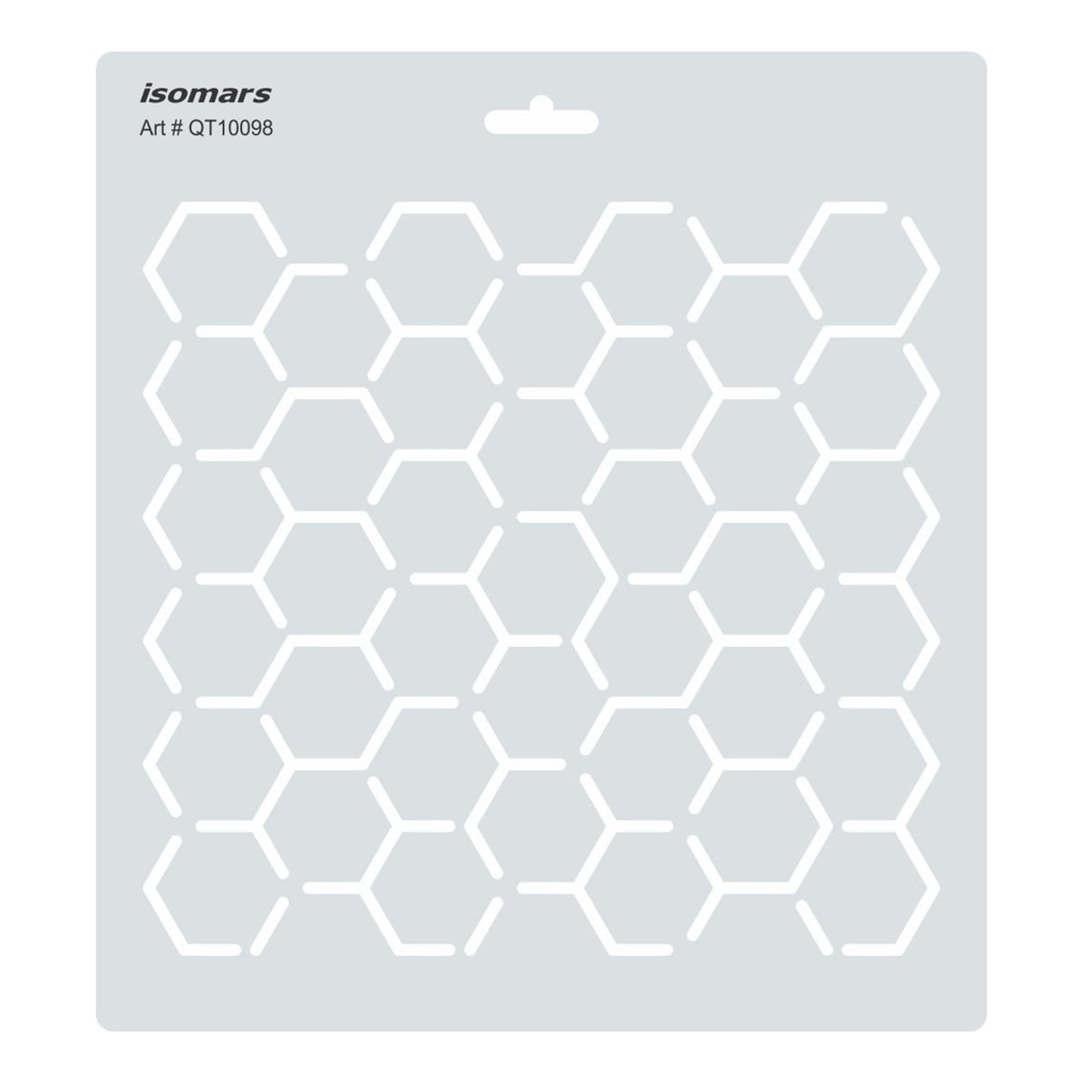 Isomars Hexagon Pattern Template Stencil for Art & Design 10098 - Isomars