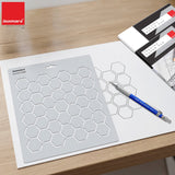 Isomars Hexagon Pattern Template Stencil for Art & Design 10098 - Isomars