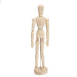 Isomars Human Manikin - Male 8 inch Wooden Human Mannequins for Art,Body Drawing Male - Isomars