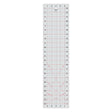 Isomars Imperial Design Quilting Ruler 6 x 24 Inch | Clear Acrylic - Isomars