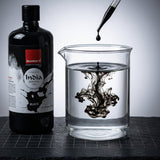 Isomars India Waterproof Drawing Ink - Black - 500ML Bottled Ink, for Paper Board, Canvas,Fabric and Wood Ideal for Designers, Airbrush Artists, Illustrators, Fine Artists and Craft and Hobbyists. - Isomars