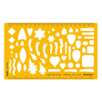 Isomars Jewellery Alpha Template 210 x 127mm for Jewellery Design - Isomars