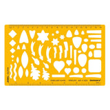 Isomars Jewellery Alpha Template 210 x 127mm for Jewellery Design - Isomars