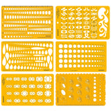 Isomars Jewellery Design Drawing & Drafting Template | Jewellery Stencil Combo - Set of 11 - Isomars