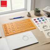 Isomars Jewellery Design Template – Gemstone Shape Drawing Stencil - Isomars