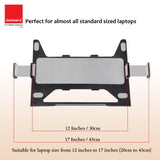 Isomars Laptop Mount Stand - Adjustable Height & Angles. Suitable for Laptop Size from 12 inches to 17 inches (30cm to 43cm). - Isomars