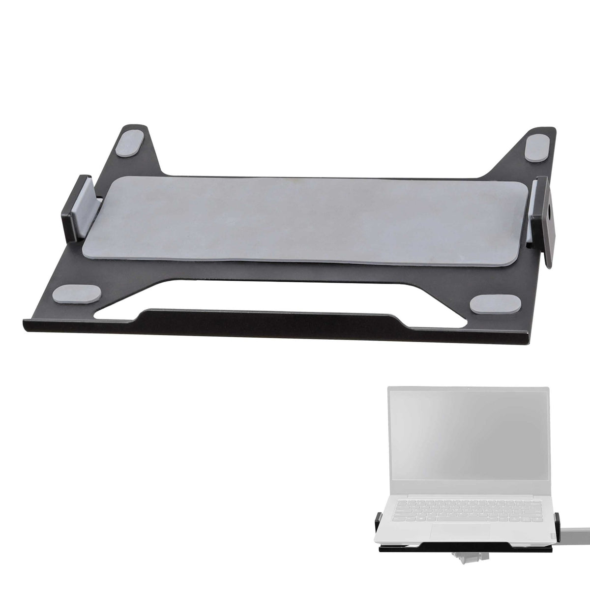 Isomars Laptop Tray for Monitor Arms and Stands (Tray Only), Compatibl
