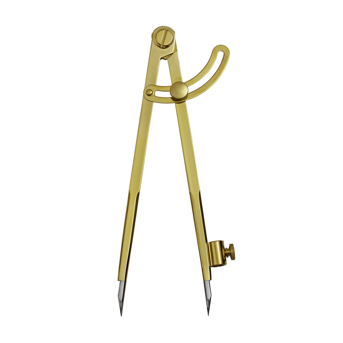 Isomars Locking Wing Divider & Compass, 8 Inch Brass Drawing Tool - Isomars