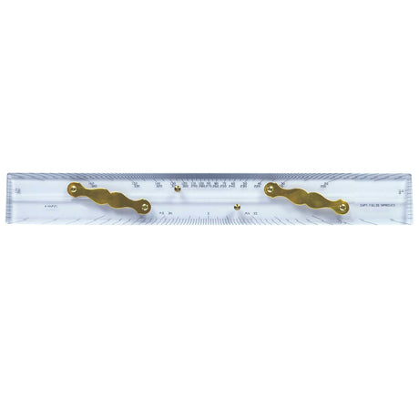 Isomars Marine/Nautical Parallel Bar - Professional 21'' - Comes in Protective Cloth Bag (Ruler-21") - Isomars