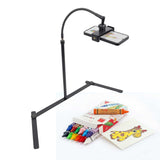 Isomars Mobile Stand | Overhead Smartphone Stand for Capturing Photos, Videos | Ideal for Online Teaching, Studios, Home, Binge Watch, Meetings, Recording Activities etc. - Isomars