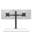 Isomars Monitor Arm Mount Stand Double Screen (Monitor) - Adjustable Height & Angles - Isomars