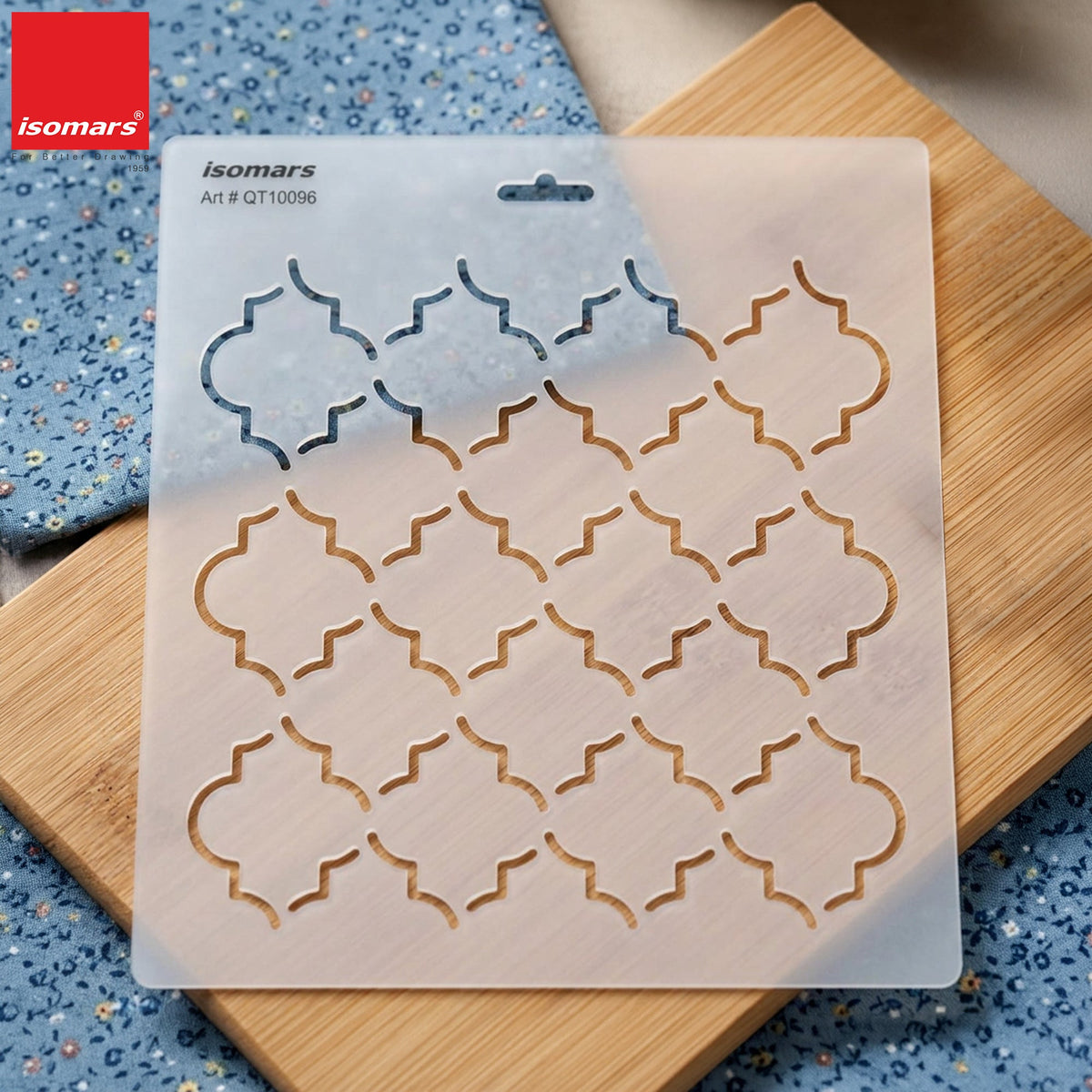 Isomars Moroccan Quilting Template Stencil for Patchwork & Sewing 10096 - Isomars