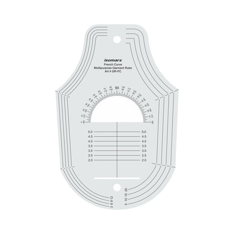 Isomars Multipurpose Garment French Curve Ruler - Isomars