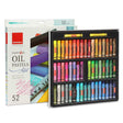 Isomars Oil Pastels, 52 Vibrant Shades, Professional Artist Drawing Set - Isomars