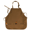 Isomars Painter’s Apron, Large, 10 oz Cotton Canvas, 3 Pockets, Brown - Isomars