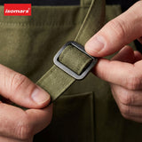 Isomars Painter’s Apron, Regular, 10 oz Cotton Canvas, 3 Pockets, Green - Isomars