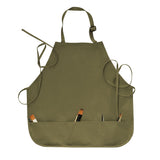Isomars Painter’s Apron, Regular, 10 oz Cotton Canvas, 3 Pockets, Green - Isomars
